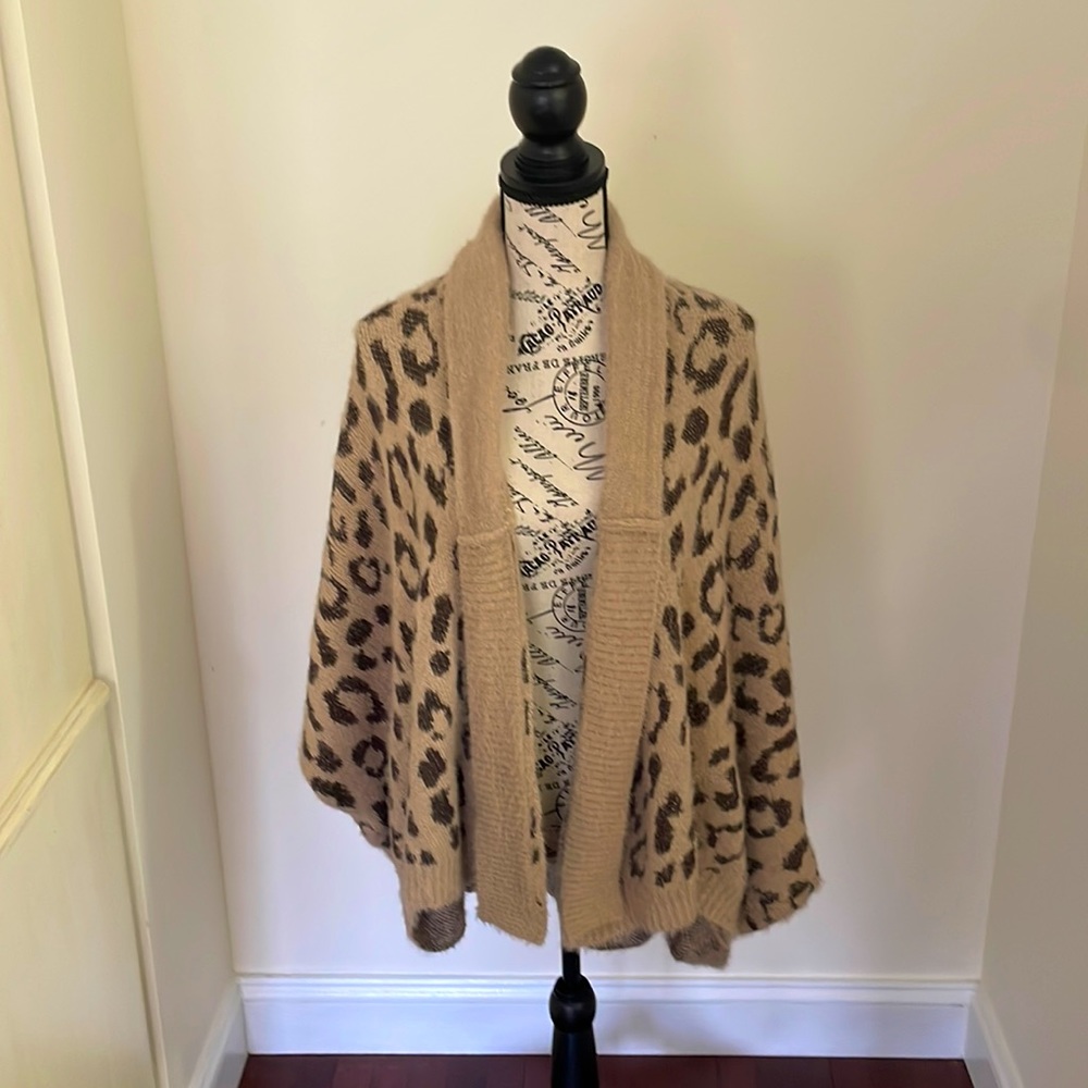 Leopard Print Women's Cardigan